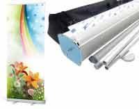 Cetak Roll Banner 60 x 160 Roll up Print 160x60 Rollupbanner Standup Scrolling Pullup Baner Stand Roller Display Murah